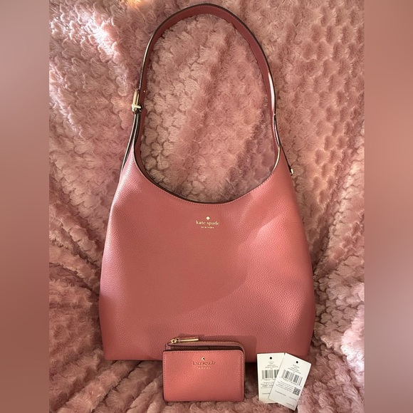 kate spade Other - 🤍New Kate Spade Large 454 Bag & Small Lena Zip Wallet Bundle (Pomegranate)